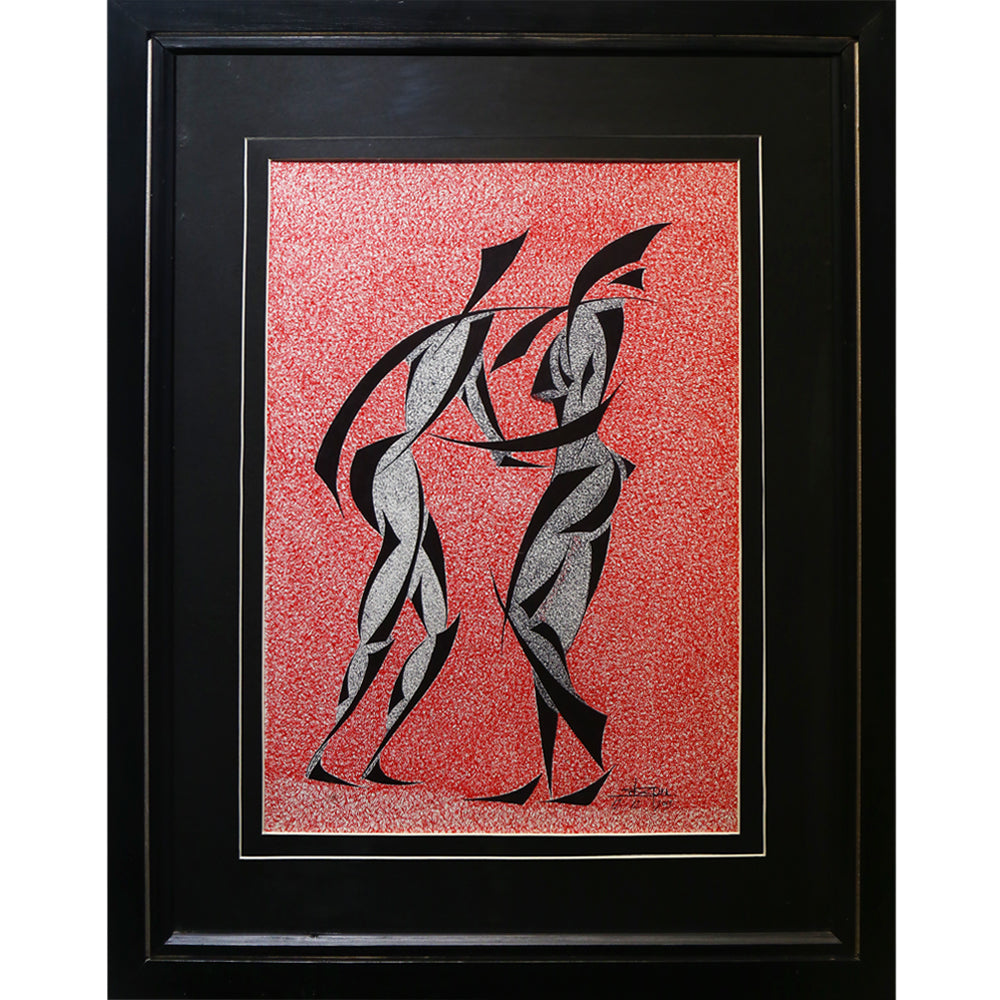 Dancing Couple Framed Art