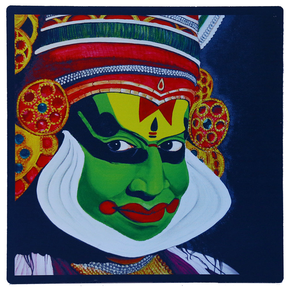 Kathakali Dancer Metal Print
