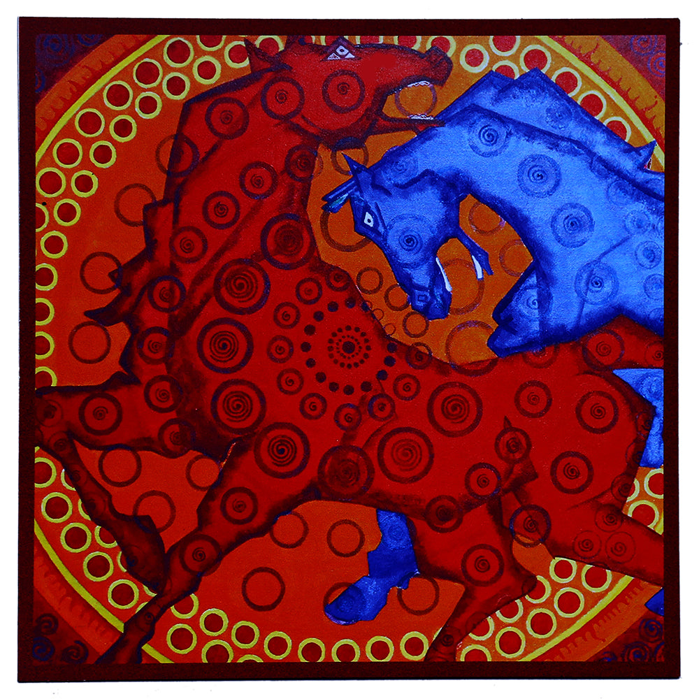 Stallion MDF Print
