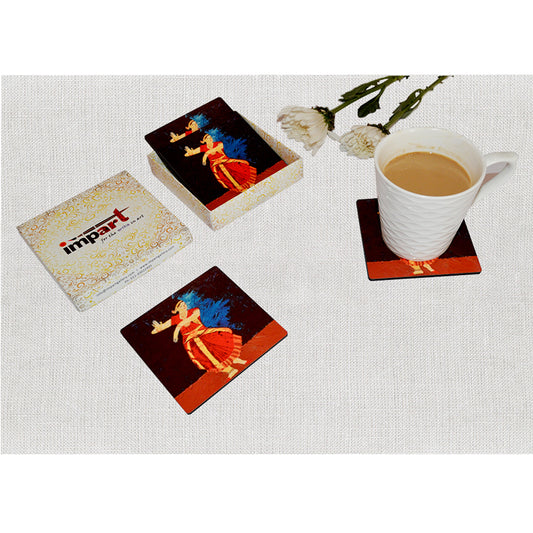 Abstract Dancer Coasters