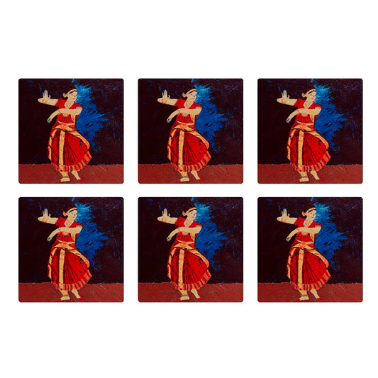 Abstract Dancer Coasters