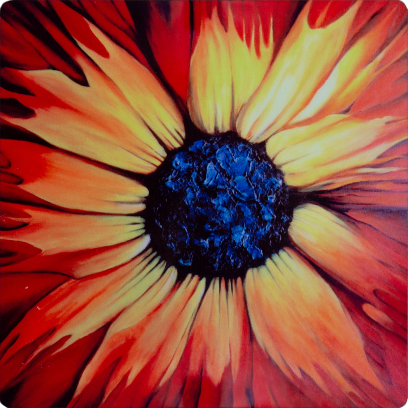 Abstract Flower Coasters