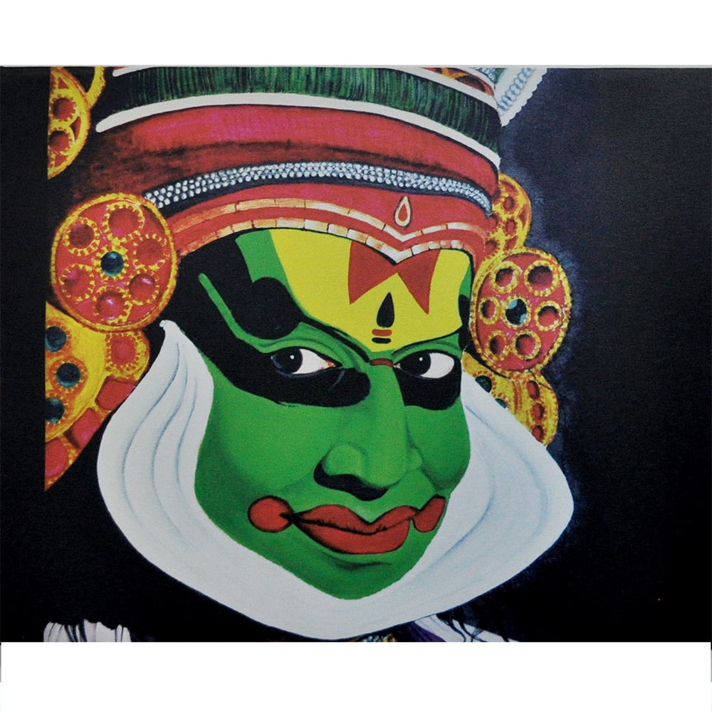 Kathakali Dancer 1 Canvas Print