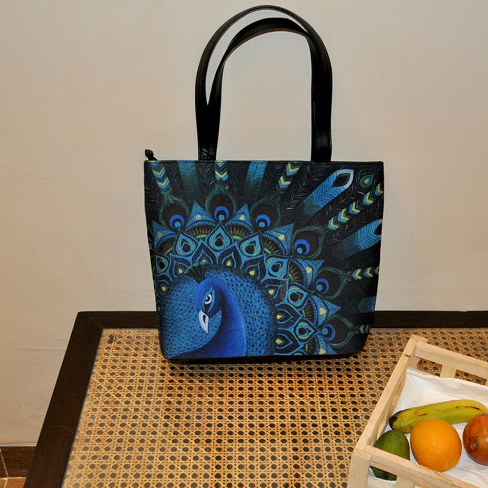 Peacock Premium Tote Bag