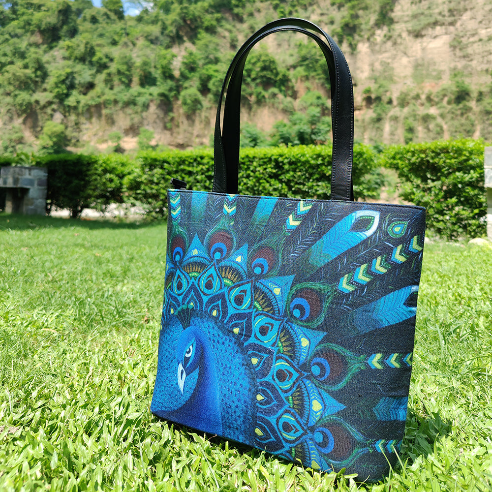 Peacock Premium Tote Bag