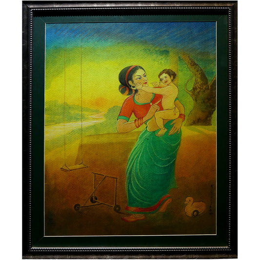 Mother and Child Framed Print