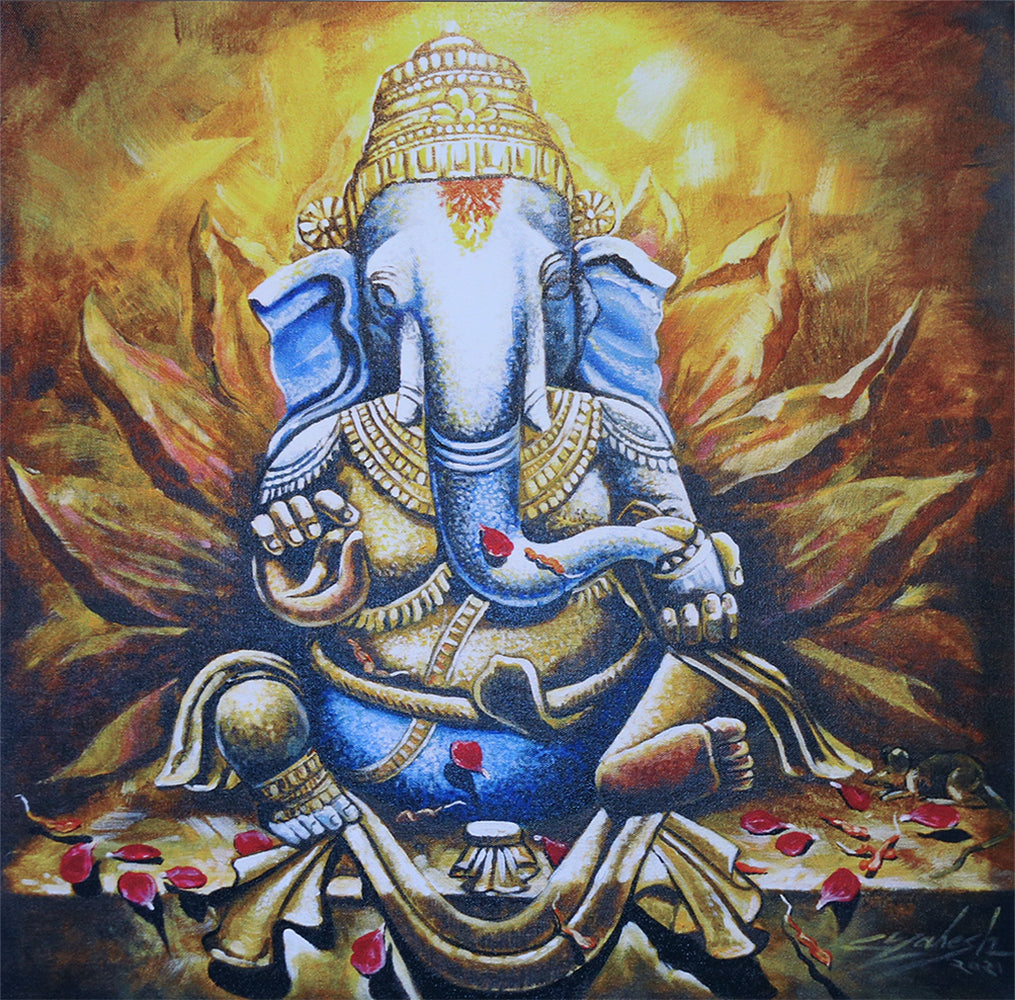 Ganesha MK Canvas Print