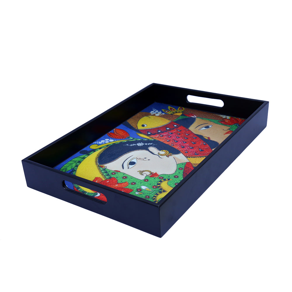 Madhubani Serving Tray