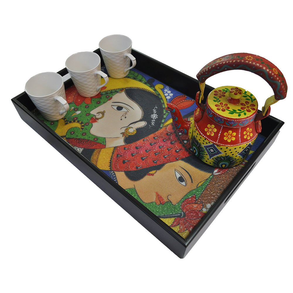 Madhubani Serving Tray