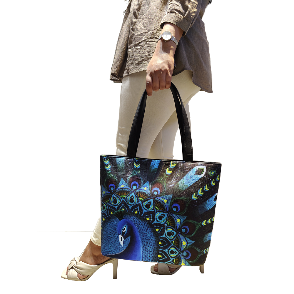 Peacock Premium Tote Bag