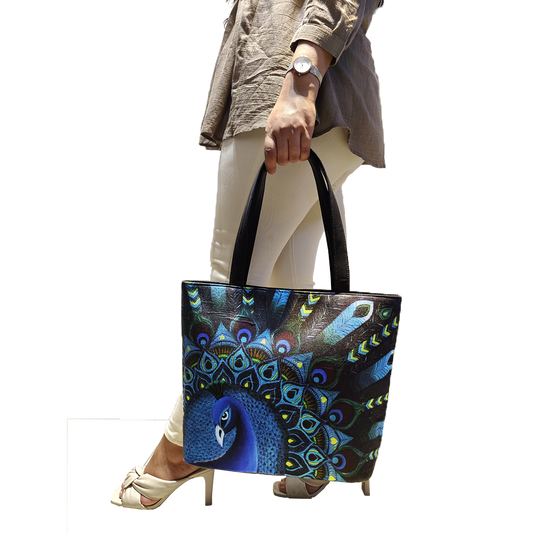 Peacock Premium Tote Bag