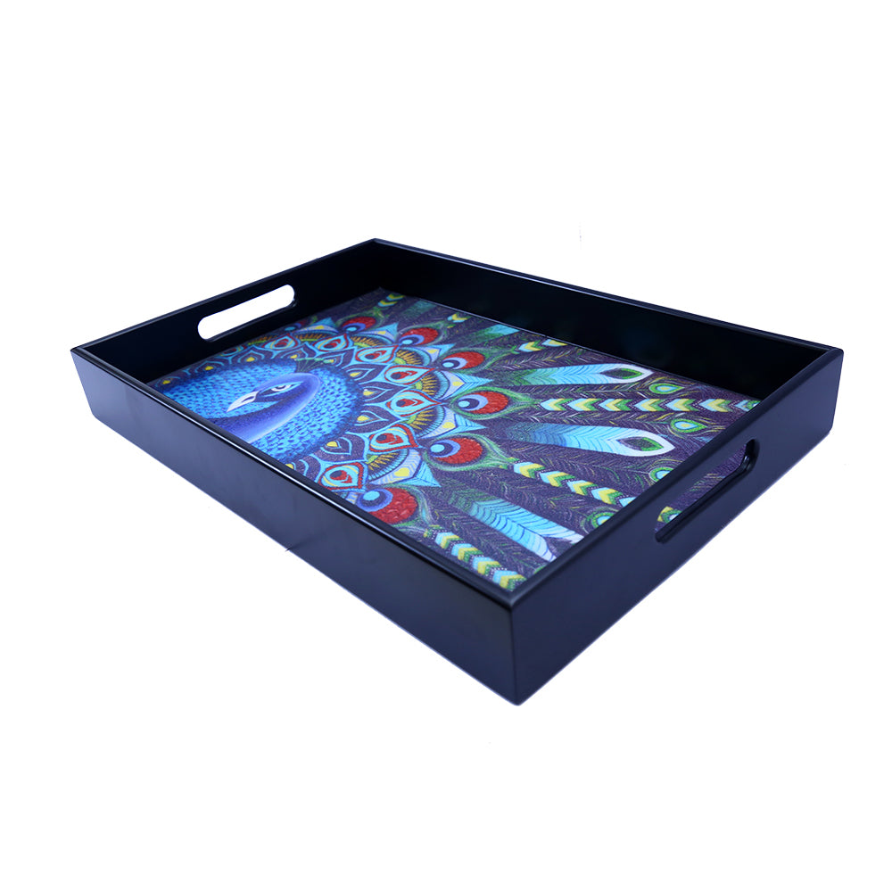 Peacock Serving Tray