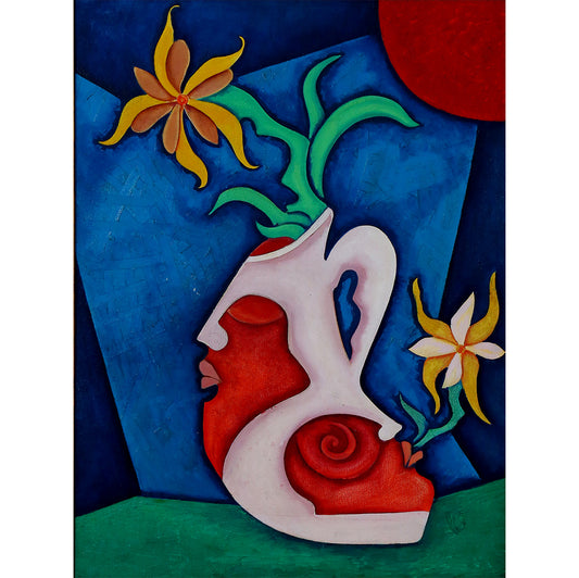 Abstract Vase (Original Artwork)