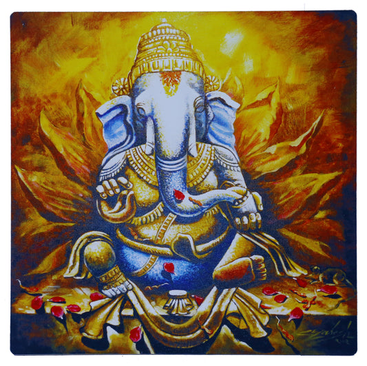Ganesha Mk Metal Print