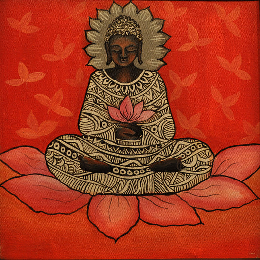 Lotus Buddha (Original Artwork)