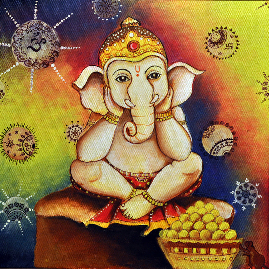 Bal Ganesha (Original Artwork)