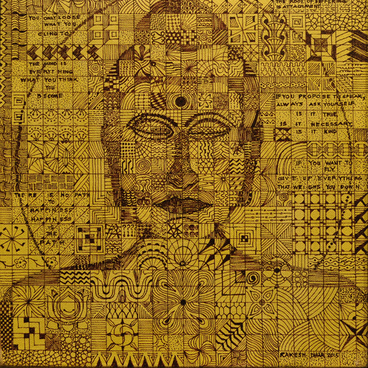 Abstract Buddha (Original Artwork)