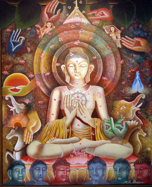 Buddhist Mudra (Original Artwork)