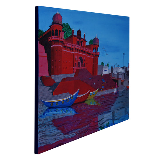 Ghat Canvas Print