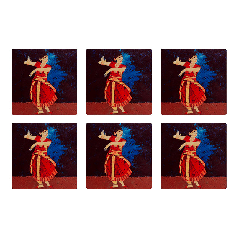 Abstract Dancer Coasters