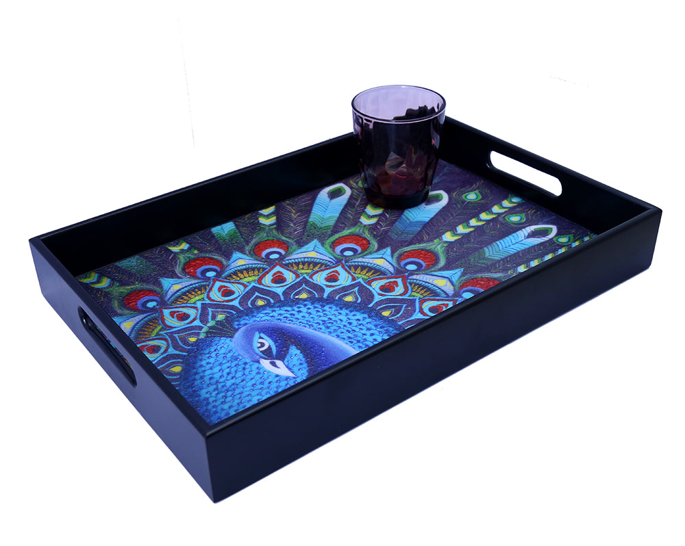 Peacock Serving Tray